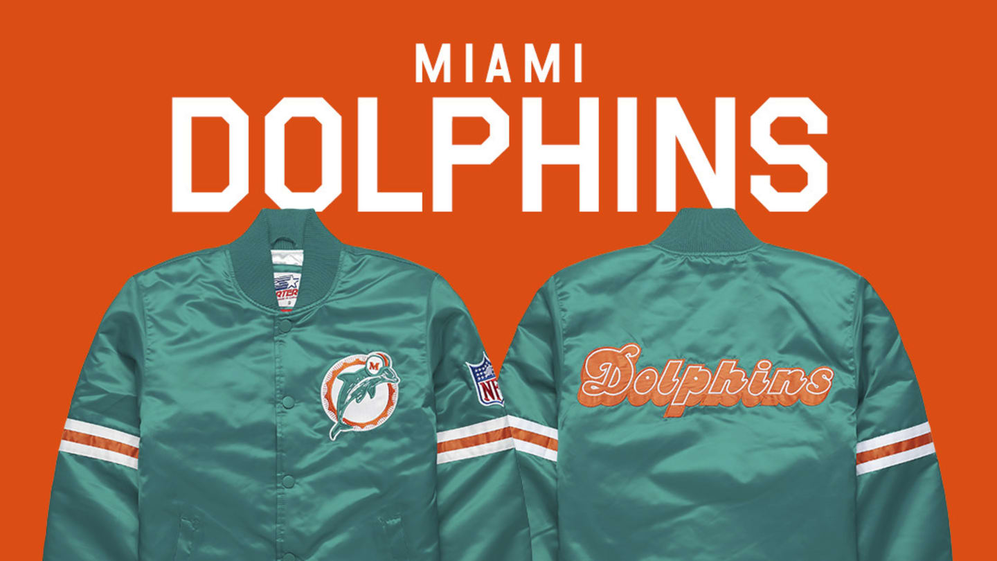 Fans will rejoice seeing this new retro Miami Dolphins Starter jacket