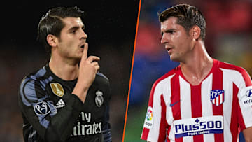Morata a porté le maillot des deux clubs de Madrid