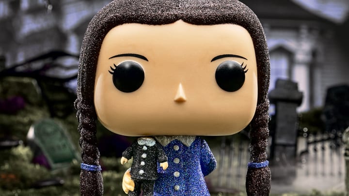 NEW Wednesday Addams Funko POP! Figure Arriving at Spirit Halloween. Image Credit to Funko. 