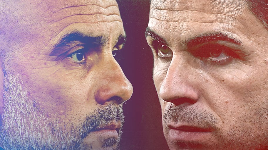 Pep Guardiola and Mikel Arteta