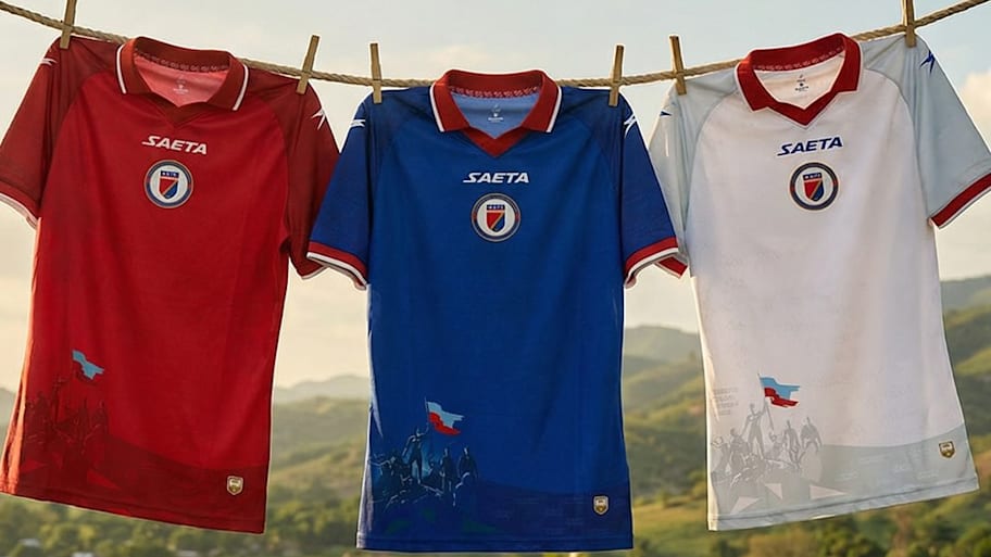 Haiti World Cup kits.