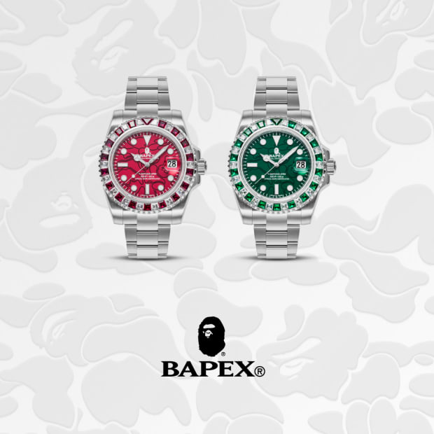 Green and red watches.