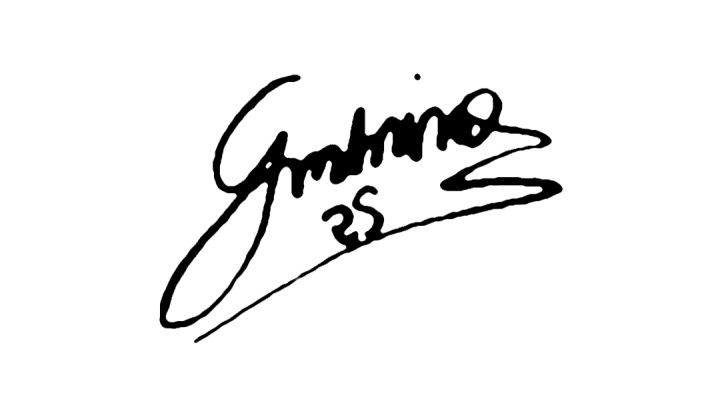 Autografo Gabriel Menino