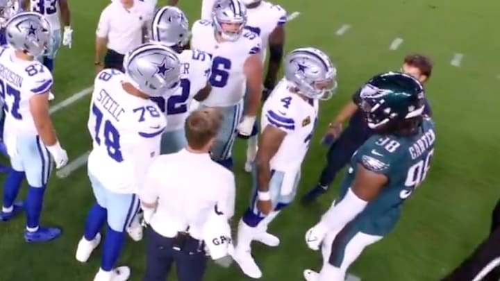 Jalen Carter Getting Ejected for Spitting on Dak Prescott Sent NFL Fans in  a Tizzy