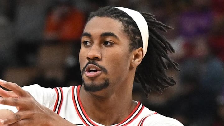 Feb 5, 2026; Toronto, Ontario, CAN;  Chicago Bulls guard Jaden Ivey (31): Dan Hamilton-Imagn Images