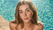 Brianna LaPaglia was photographed by Katherine Gougen at The Austin Estate. Swimsuit by SAME Los Angeles.