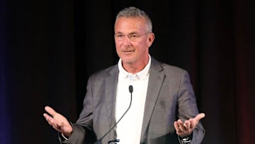 Urban Meyer was the keynote speaker of the 2025 All Sports Association Awards Banquet. Meyer coached 17 seasons as a head coach, and is most well-known for his tenures at both the University of Florida and Ohio State University, where he earned 3 national championship titles (UF: 2008, 2009, OSU: 2014).