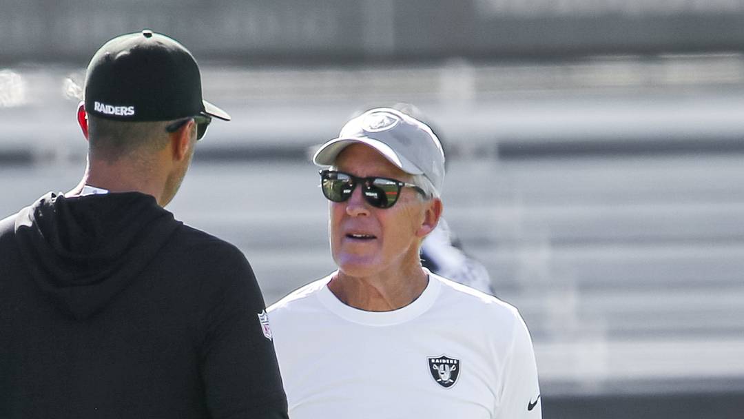 Las Vegas Raiders' John Spytek & Pete Carroll