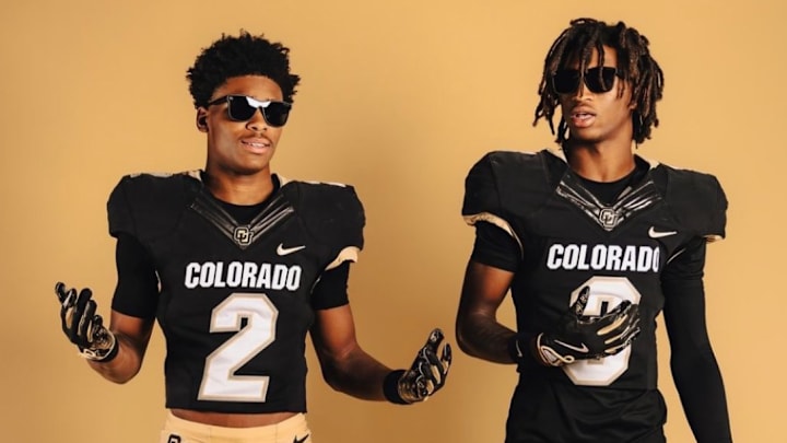 Byron Baldwin and Antonio Branch Jr. during their visit to Colorado