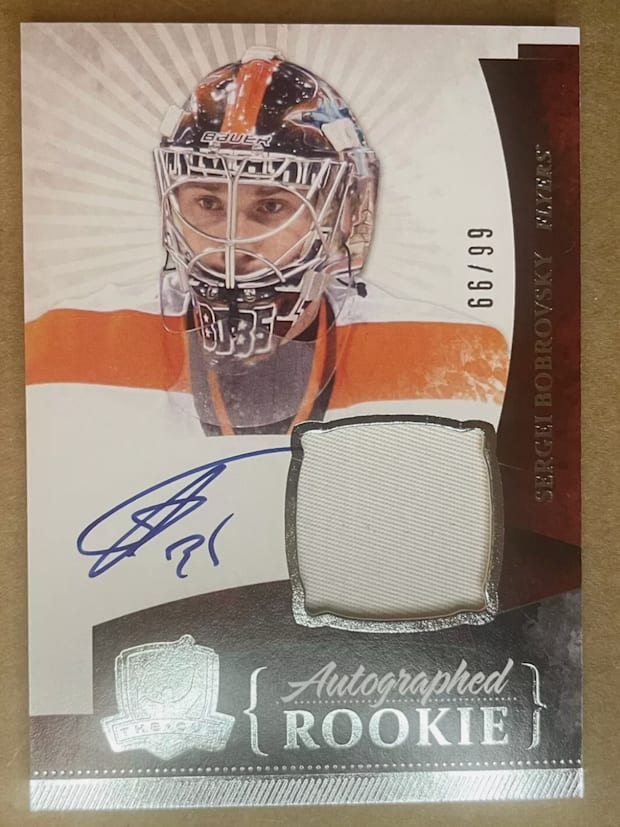 A Look At Sergei Bobrovsky Rookie Cards After the Goaltender Reaches