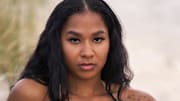 Jordan Chiles was photographed by Ben Horton at The Boca Raton. Swimsuit by I.AM.GIA.