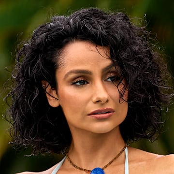 Nazanin Mandi was photographed by Yu Tsai in Jamaica. 