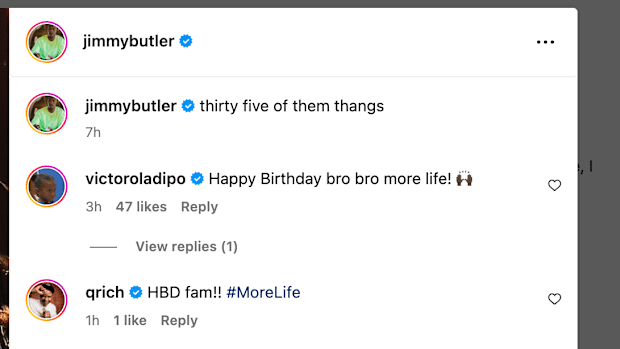 Victor Oladipo's Comment