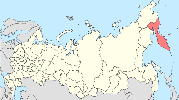 map of the Kamchatka Peninsula
