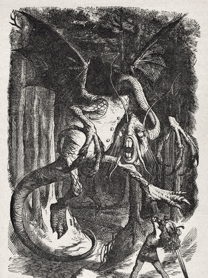 Jabberwocky, from Through the Looking-Glass (And What Alice Found There) by Lewis Carroll