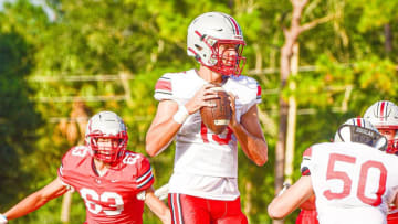 Notre Dame commit Noah Grubbs (#13) has been nominated as the High School on SI Florida Class 7A Preseason Player of the Year