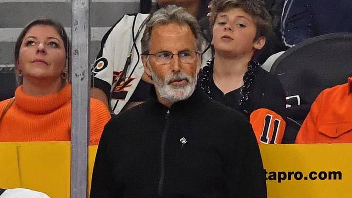 Apr 16, 2024; Philadelphia, Pennsylvania, USA; Philadelphia Flyers head coach John Tortorella against the Washington Capitals at Wells Fargo Center. Mandatory Credit: Eric Hartline-Imagn Images