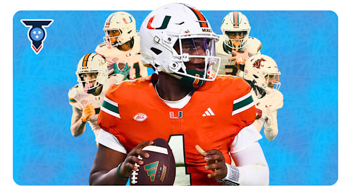 (From L-R) Xavier Restrepo, Samuel Brown Jr., Cam Ward, Jacolby George, Kyle Williams