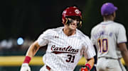 Ethan Petry Rounds Third vs LSU 
