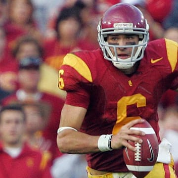 December 6, 2008; Pasadena, CA, USA; Southern California Trojans quarterback Mark Sanchez (6) 