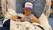 JP Tofi, the 10-year-old brother of Riordan senior and Oregon-signee Tommy Tofi is battling acute myeloid leukemia in a UCSF Benloff Children's Hospital with the support of a large family and Riordan community. 