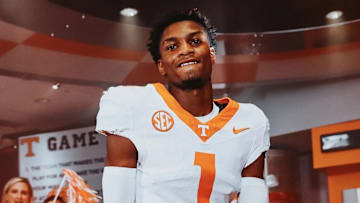 2026 prospect Zay Anderson during a visit with the Tennessee Volunteers