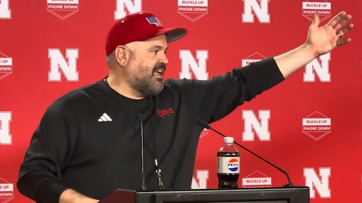 Nebraska football coach Matt Rhule meets with the media after practice Saturday. Nebraska football coach Matt Rhule meets with the media after practice Saturday.