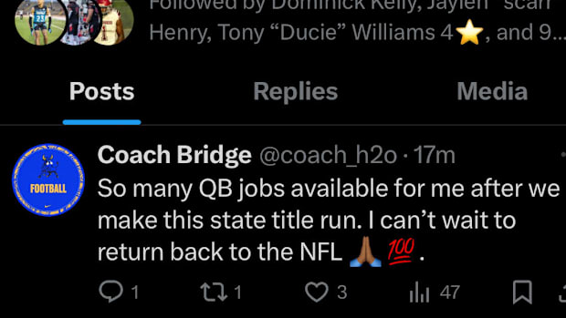 Teddy Bridgewater's X account