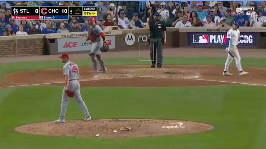 The ESPN broadcast messed up the count during this at-bat.  | @ESPN