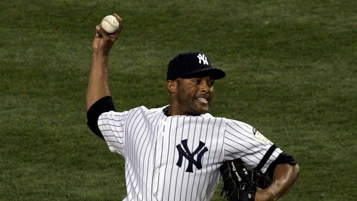 Yankees Mariano Rivera pitching in the 9th inning during the 79th MLB All-Star Game at the old Yankee Stadium in the Bronx July 15, 2008. The American League won the game 4-3 in the 15th inning of a game that took just under 5 hours to play.