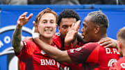 Federico Bernardeschi (left) became the second-highest goalscorer in the history of the Canadian Classique's MLS era.