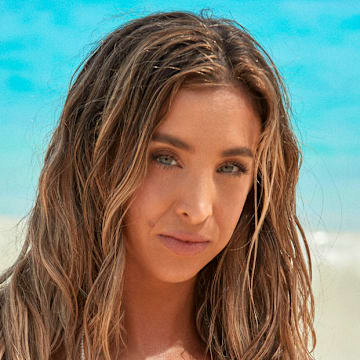 Katie Austin was photographed by Ben Watts in Bermuda. 