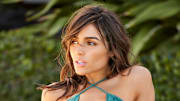 Olivia Culpo was photographed by Ben Watts in Hollywood, Fla. Swimsuit by Anna Kosturova.