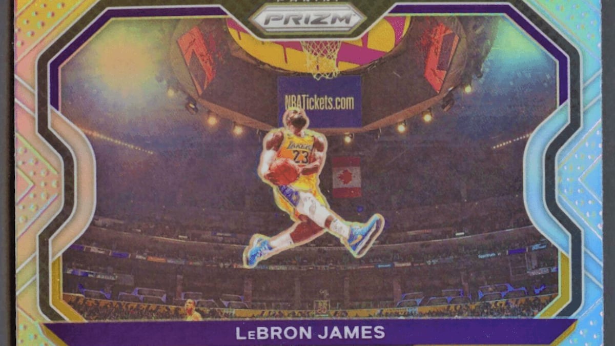 その他 Lebron James Kobe tribute Dunk PSA 9 Lebron James 2021-22 Panini Prizm Silver Prizm Kobe Tribute