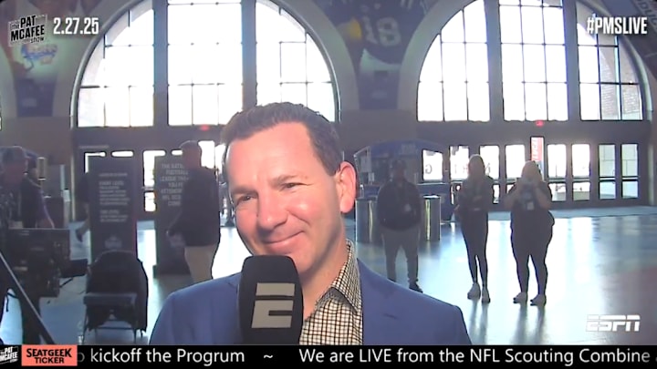 NFL Network reporter Ian Rapoport speaking with the 'Pat McAfee Show' 