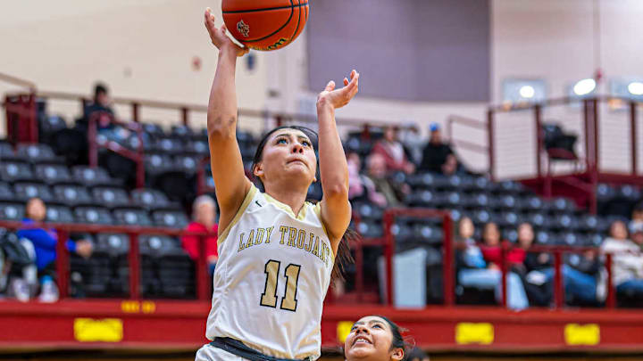 New Mexico girls basketball Cuba vs. Mesa Vista