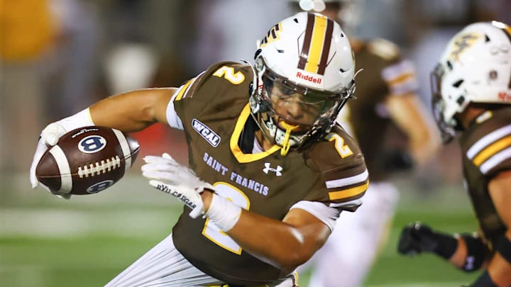 BYU commit Kingston Keanaaina became the Saint Francis career rushing leader after rushing for 319 yards and three touchdowns in a 27-21 win over Serra last week. On Friday, he'll have another big challenge traveling to second-ranked St. Ignatius. 