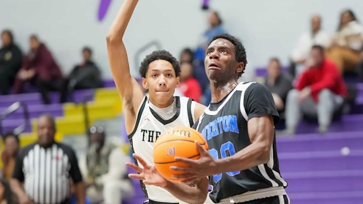 Overton (Tenn) player goes in for a layup versus Center Hill (Ms.) in a December nonleague game Overton (Tenn) player goes in for a layup versus Center Hill (Ms.) in a December nonleague game