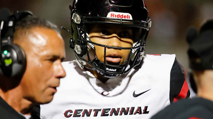 Centennial QB Husan Longstreet will lead the Huskies into the CIF-SS Division 1 semifinals against Mater Dei at home.