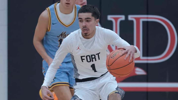 Fort Osage was defeated by Ruskin on Friday night with a final score of 66-77.