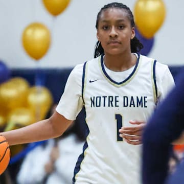 Notre Dame Sherman Oaks freshman Hamiley Arenas is one of the state's leading freshman scorers. 