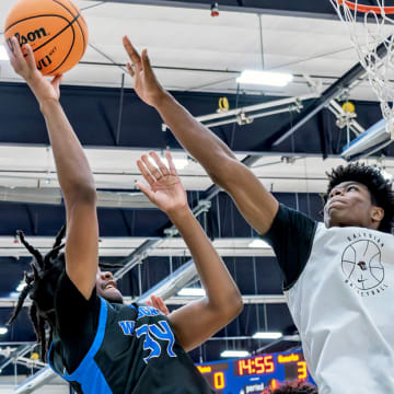 Salesian's boys basketball team always plays stellar defense as it did during a 63-30 win over Windward at Saturday's Cali Live 24 event in Roseville.