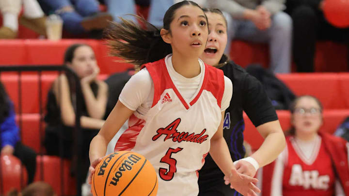 Colorado girls basketball playoff action, Alameda vs. Arvada
