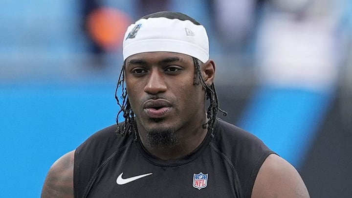 Carolina Panthers wide receiver Xavier Legette
