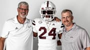 New Mississippi State safety committee Tomareo Johnson during his official visit with the Bulldogs 