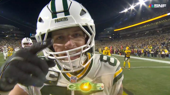 Packers tight end Tucker Kraft had seven catches for 143 yards and two touchdowns in Week 8 vs. the Steelers Packers tight end Tucker Kraft had seven catches for 143 yards and two touchdowns in Week 8 vs. the Steelers