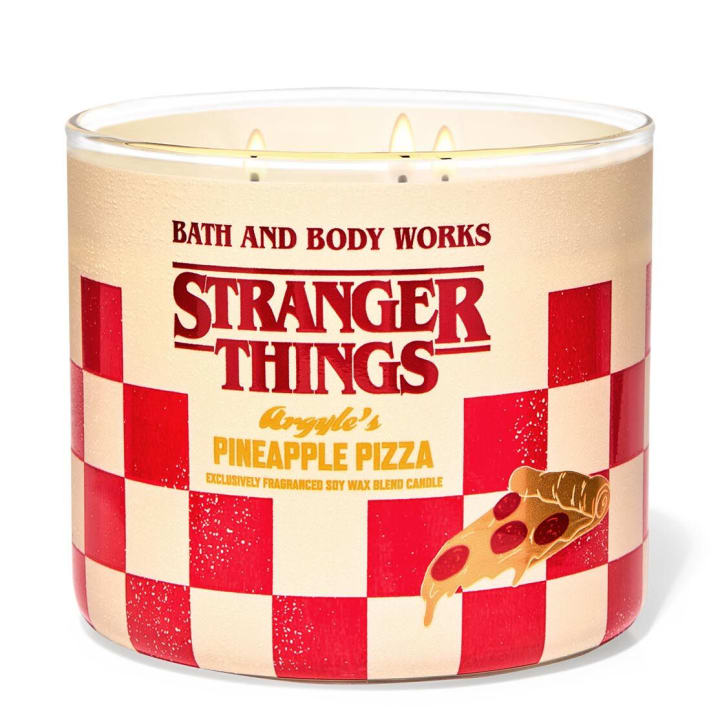 Bath and Body Works Argyle’s Pineapple Pizza from Stranger Things