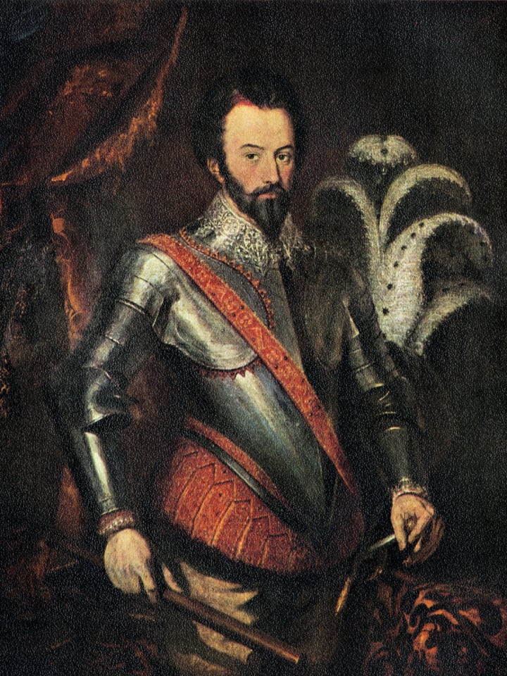 Sir Walter Raleigh portrait by hubert l. smith
