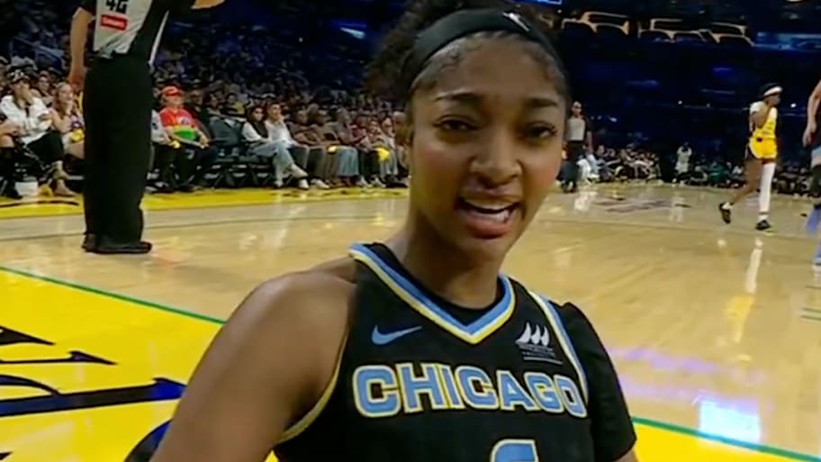 Chicago Sky forward Angel Reese | Screenshot via ShowCaseShabazz on X