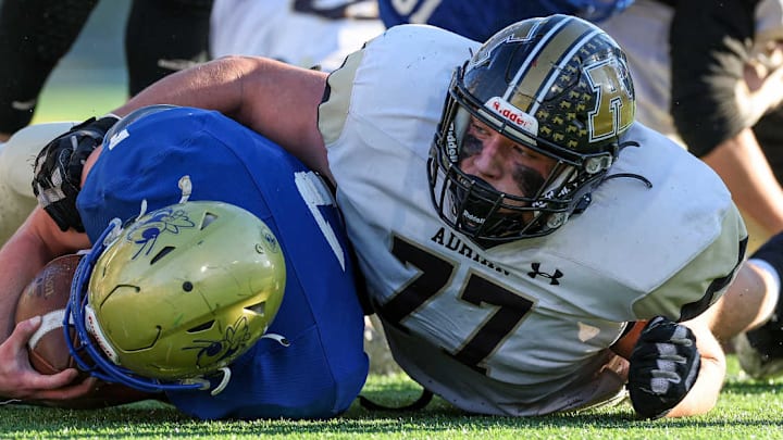 Adrian senior Bryler Ford (77) was named 2025 Class 1 first team all-state as a defensive lineman by the Missouri High School Football Coaches Association.